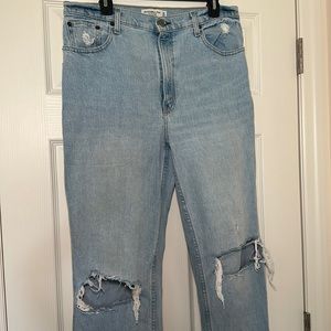 Abercrombie & Fitch Ultra High Rise 90s Straight